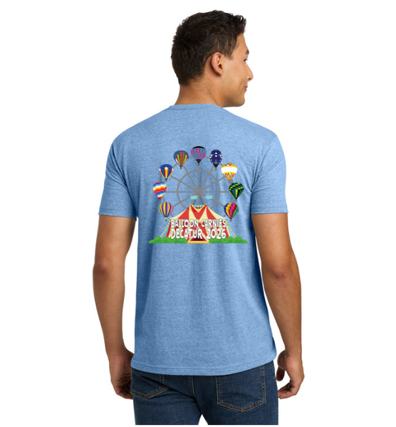 Decatur, AL Jubilee-2026-Heather Blue Short Sleeve Tee