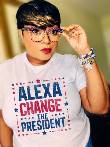 Alexa Change the President