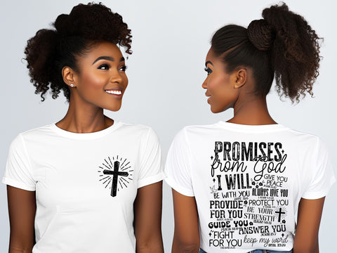 Promises From God (Cross on Pocket)