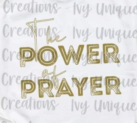 The Power of Prayer (Cream Canvas Bag)