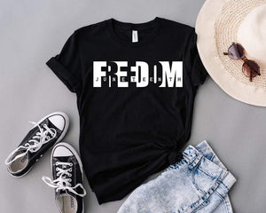Freedom (White  Font) Tee