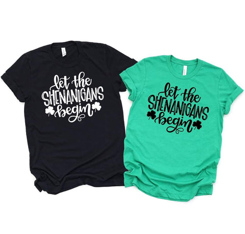 Let The Shenanigans Begin Graphic Tee